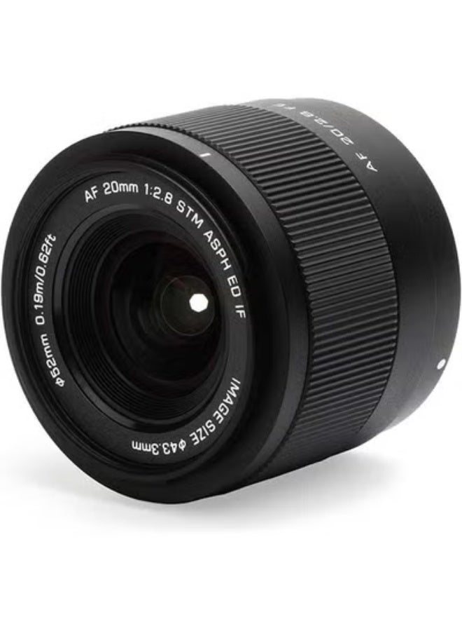 فيلتروكس VILTROX 20 مم f2.8 FE، 20 مم f/2.8 e-Mount عدسة AF كاملة الإطار لسوني e Mount، عدسة زاوية واسعة رئيسية لسوني e Mount a7cr a7cii a7c a6700 zv-e100 a6600 a6400 a7iv a7iii - Image 3